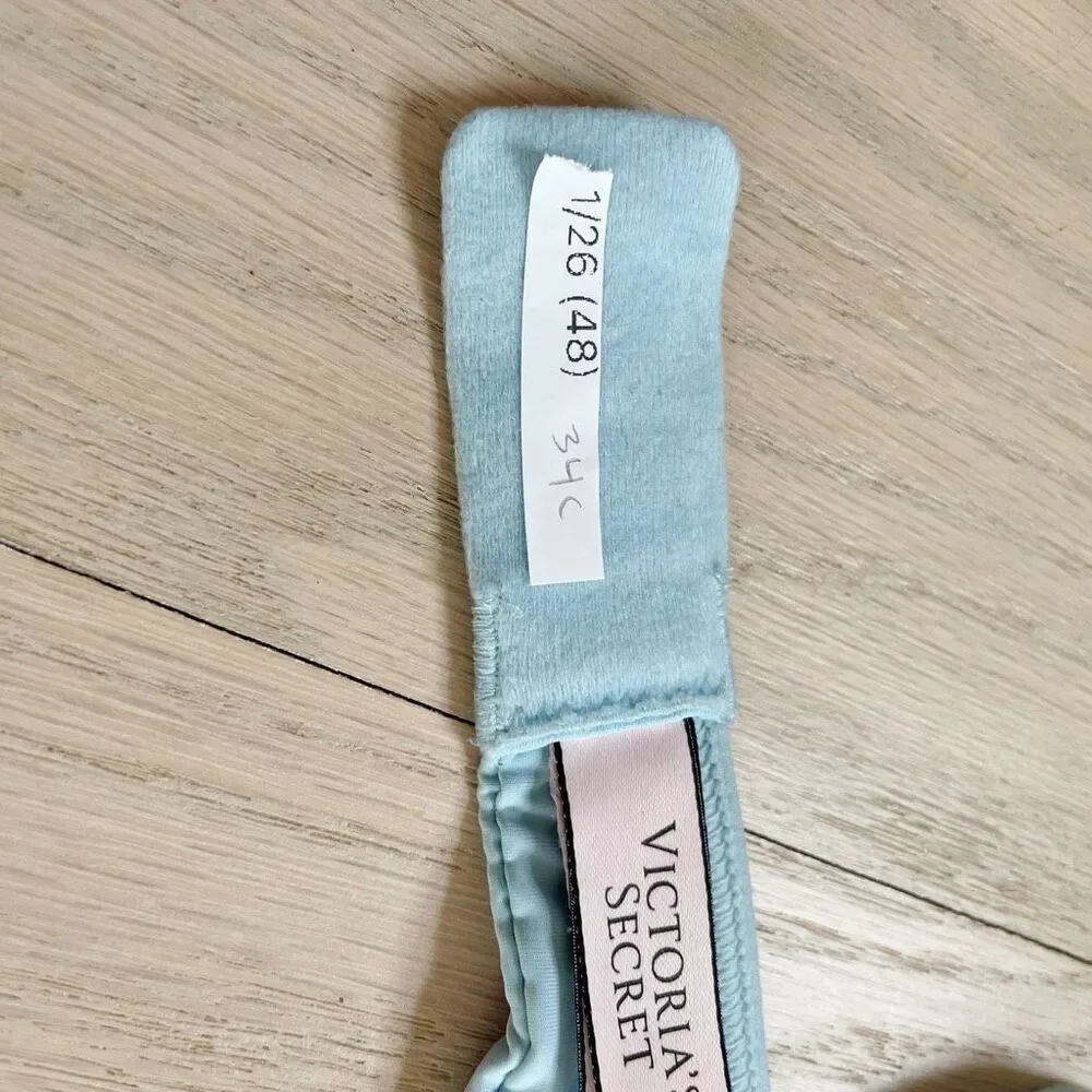 BUY 1 GET 1 FREE Victoria’s Secret tshirt lightly lined wireless light blue bra
